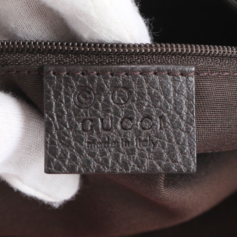 Gucci GG Nylon 355732 Leather Tote Bag Shoulder Hand Genuine Leather Pink A4