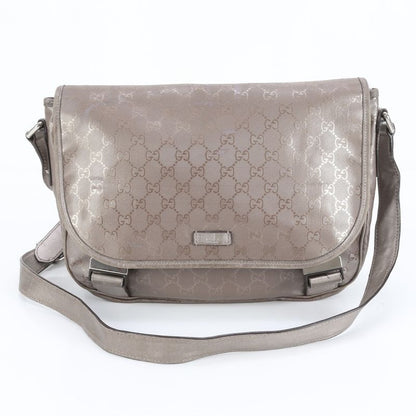 Gucci GG Implement 201732 Leather Shoulder Bag Crossbody Hand Tote Genuine