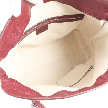 Gucci GG Canvas Brie 353120 Leather 2WAY Tote Bag Crossbody Shoulder Hand