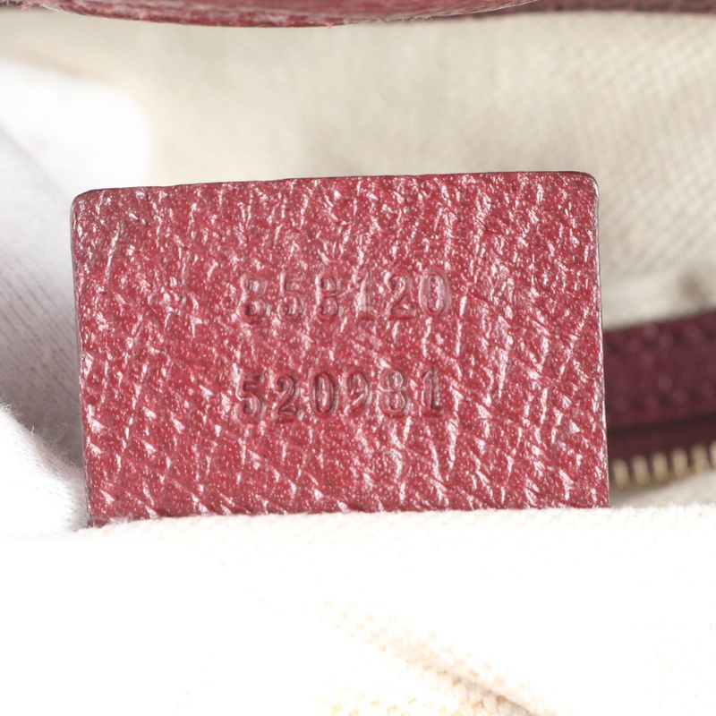 Gucci GG Canvas Brie 353120 Leather 2WAY Tote Bag Crossbody Shoulder Hand