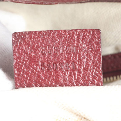 Gucci GG Canvas Brie 353120 Leather 2WAY Tote Bag Crossbody Shoulder Hand