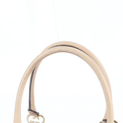 Gucci GG Canvas Lovely 257069 Leather Tote Bag Shoulder Hand Genuine Leather