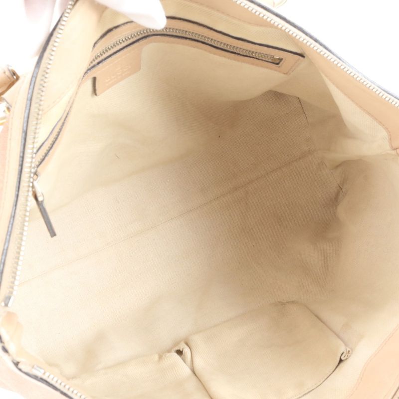 Gucci GG Canvas Lovely 257069 Leather Tote Bag Shoulder Hand Genuine Leather