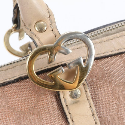 Gucci GG Canvas Lovely 257069 Leather Tote Bag Shoulder Hand Genuine Leather