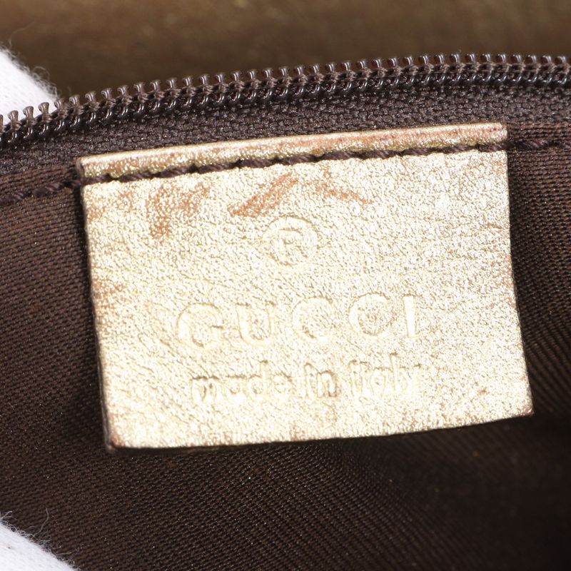 Gucci GG Canvas Abbey Beige 189931 Leather Tote Bag Shoulder Hand A4 Ladies RUM