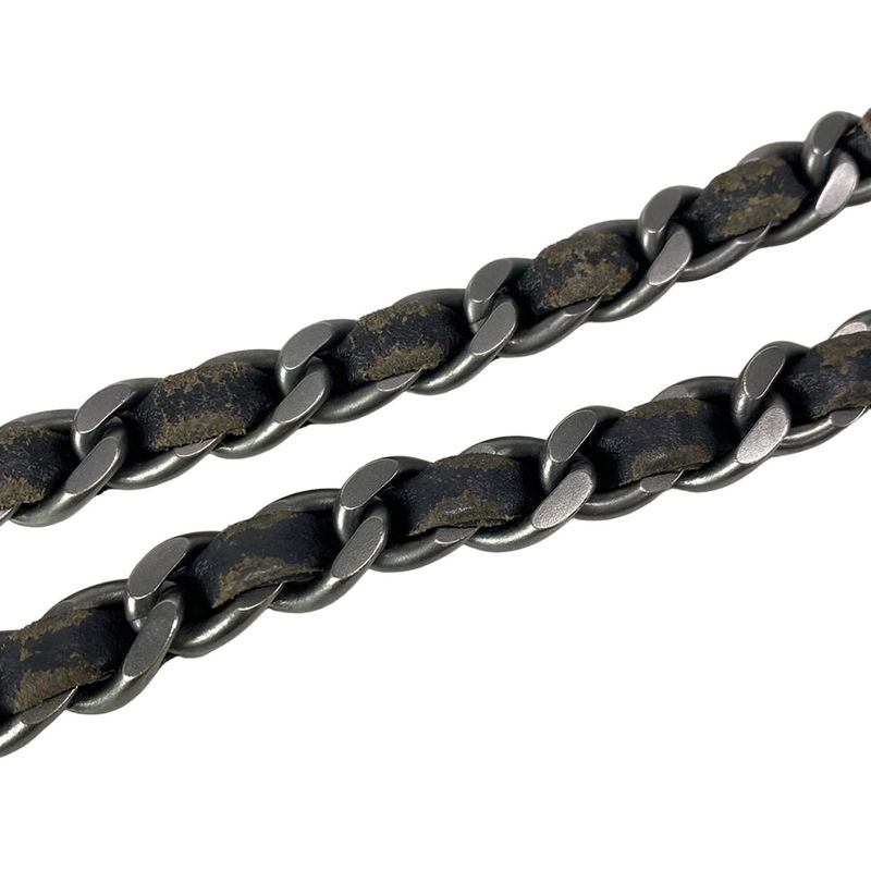 Chanel Shoulder Bag Chocolate Bar Stitch A15285 Navy X Black Flap Bag Chain