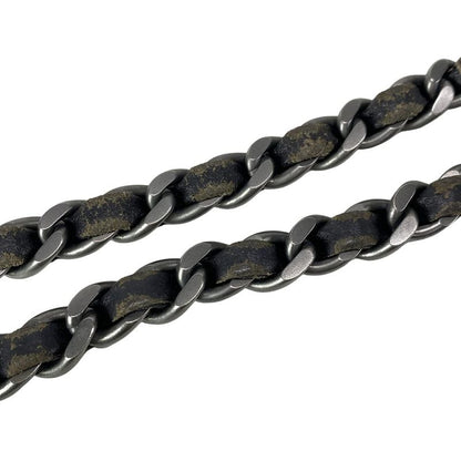 Chanel Shoulder Bag Chocolate Bar Stitch A15285 Navy X Black Flap Bag Chain