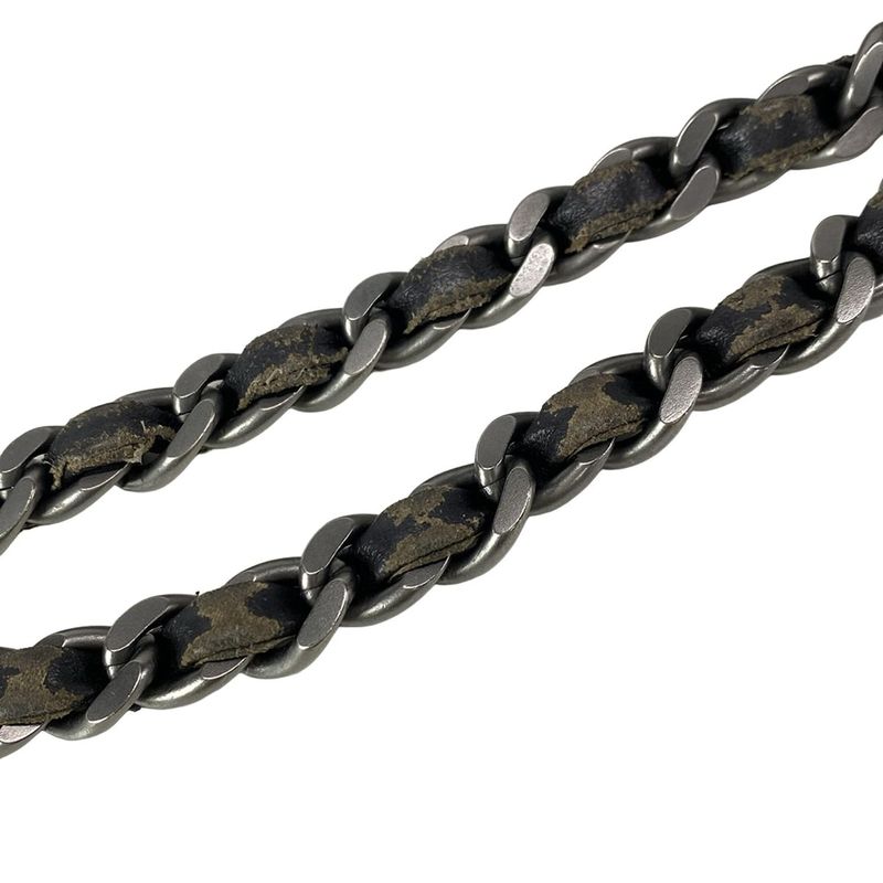 Chanel Shoulder Bag Chocolate Bar Stitch A15285 Navy X Black Flap Bag Chain