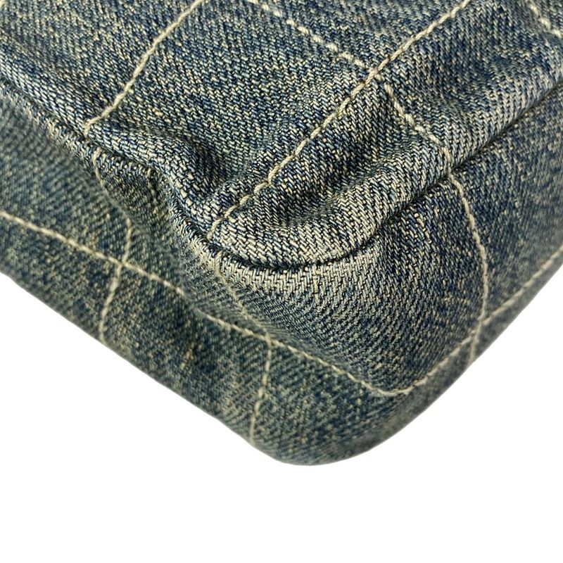 Chanel Shoulder Bag Chocolate Bar Stitch A15285 Navy X Black Flap Bag Chain