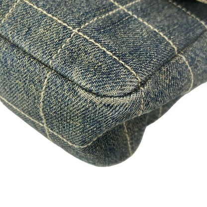 Chanel Shoulder Bag Chocolate Bar Stitch A15285 Navy X Black Flap Bag Chain