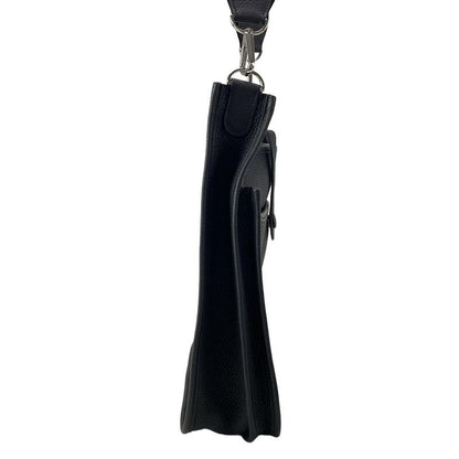 Hermes Shoulder Bag Evelyn 3 III PM H056277ck89 Black Silver Hardware