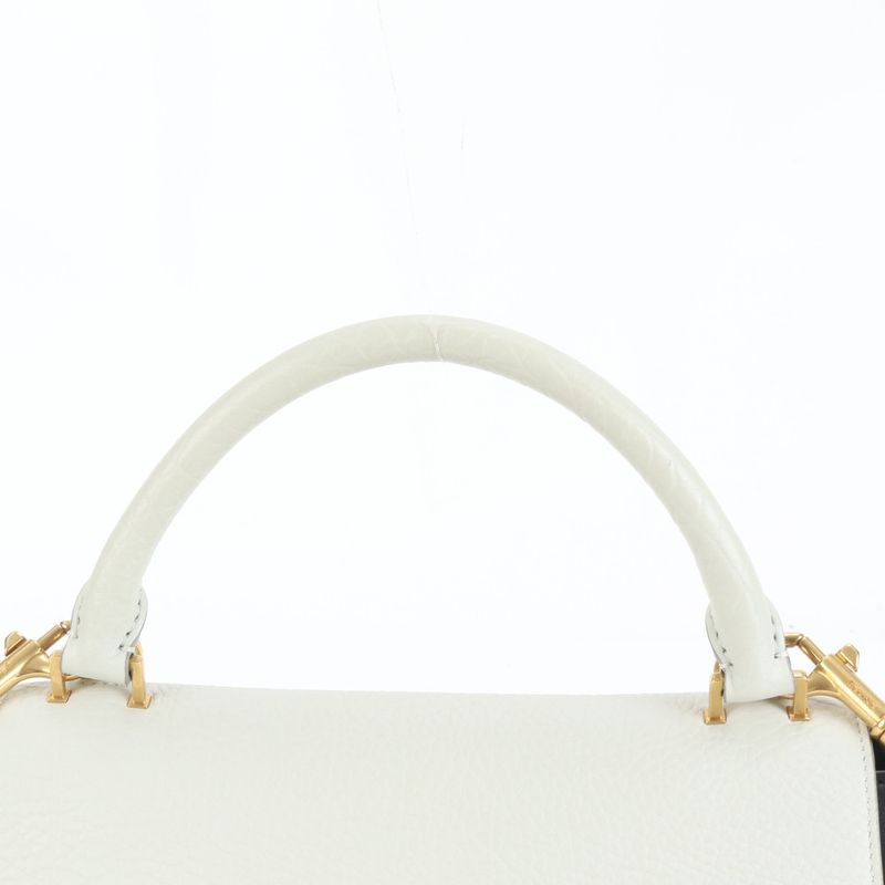 Celine Trapeze Small Leather 2WAY Shoulder Bag Shoulder Tote Hand Gold Hardware