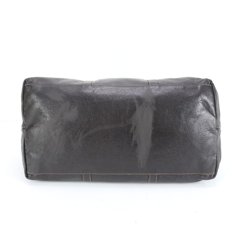 Guccissima 201482 Leather Boston Bag Business Travel Tote Carry Genuine Leather