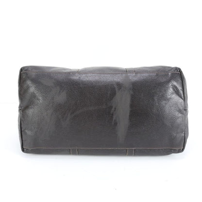 Guccissima 201482 Leather Boston Bag Business Travel Tote Carry Genuine Leather