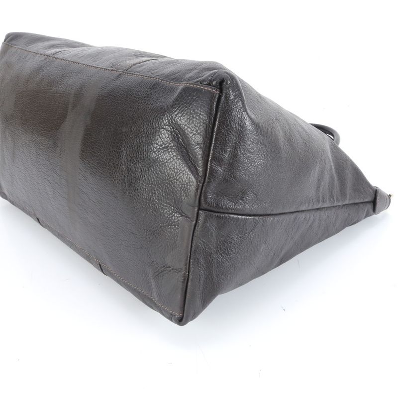 Guccissima 201482 Leather Boston Bag Business Travel Tote Carry Genuine Leather