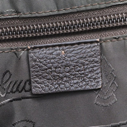 Guccissima 201482 Leather Boston Bag Business Travel Tote Carry Genuine Leather