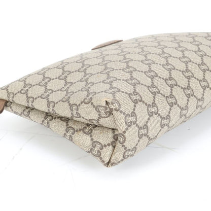 Gucci GG Plus Leather Second Bag Clutch Pouch Commuting Business Genuine