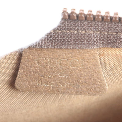 Gucci GG Plus Leather Second Bag Clutch Pouch Commuting Business Genuine