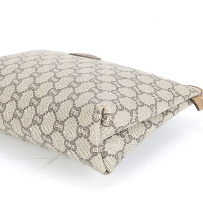 Gucci GG Plus Leather Second Bag Clutch Pouch Commuting Business Genuine