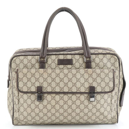 Gucci GG Supreme 108825 Leather Business Bag Document Bag Briefcase Tote
