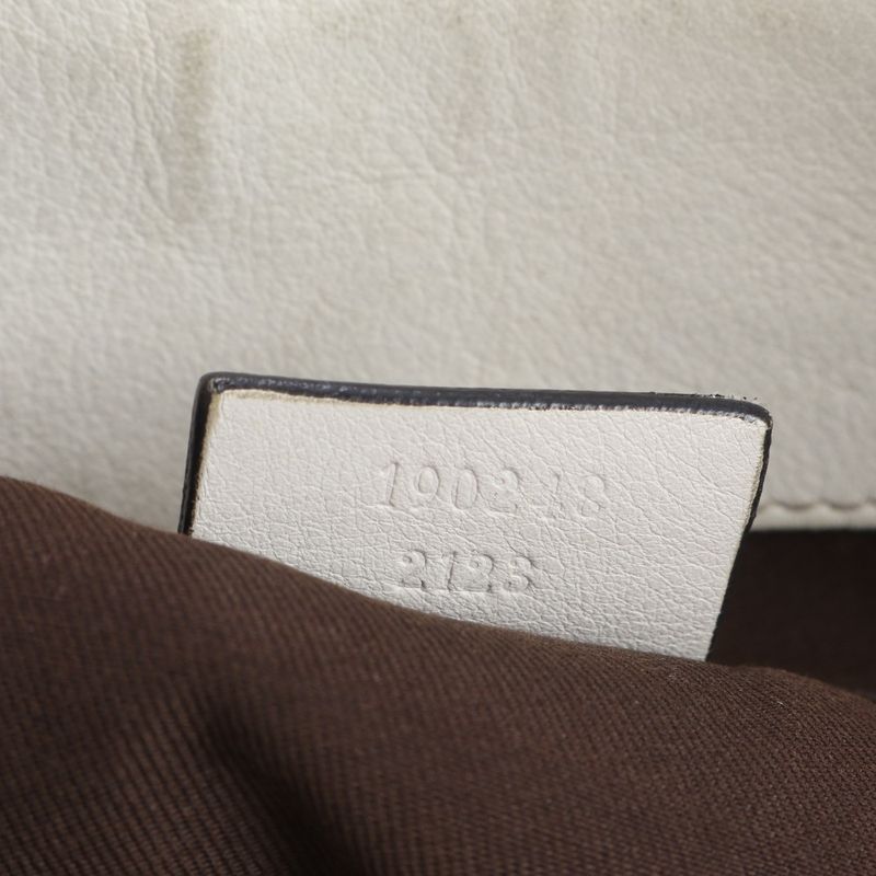 Gucci Control Card Included GG Canvas Abbey 190248 Leather Tote Bag Shoulder A4