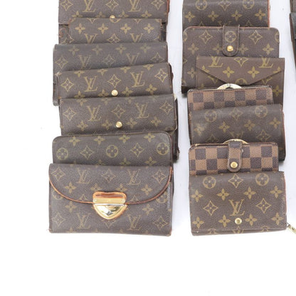 Summary 35-piece Set Louis Vuitton Monogram Damier Leather Long Wallet Bi-fold