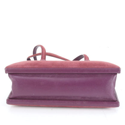 Vintage Loewe Anagram Leather Tote Bag Shoulder Hand Ladies ECE Df38-8