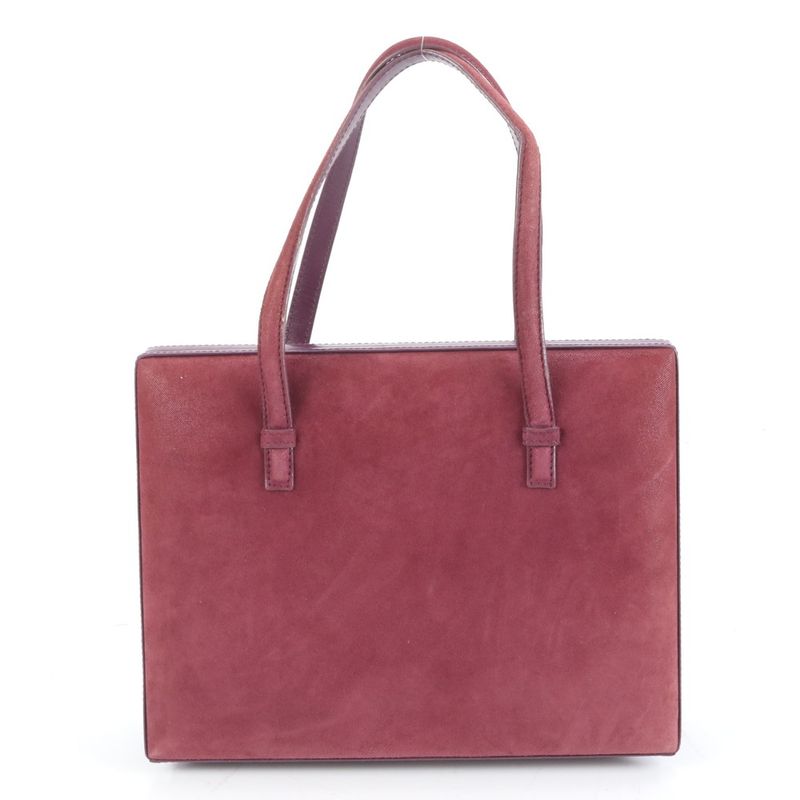 Vintage Loewe Anagram Leather Tote Bag Shoulder Hand Ladies ECE Df38-8