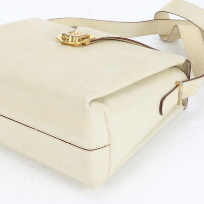 Celine Triomphe Leather Shoulder Bag Crossbody Gold Hardware Genuine Leather