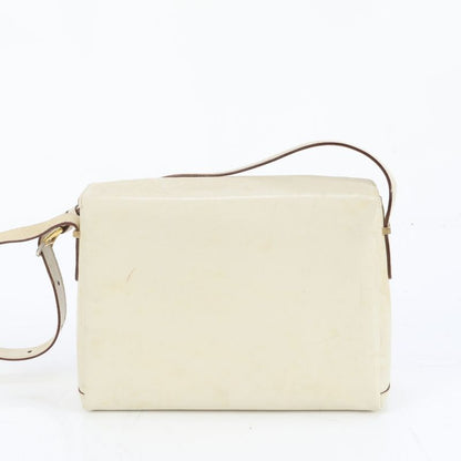 Celine Triomphe Leather Shoulder Bag Crossbody Gold Hardware Genuine Leather