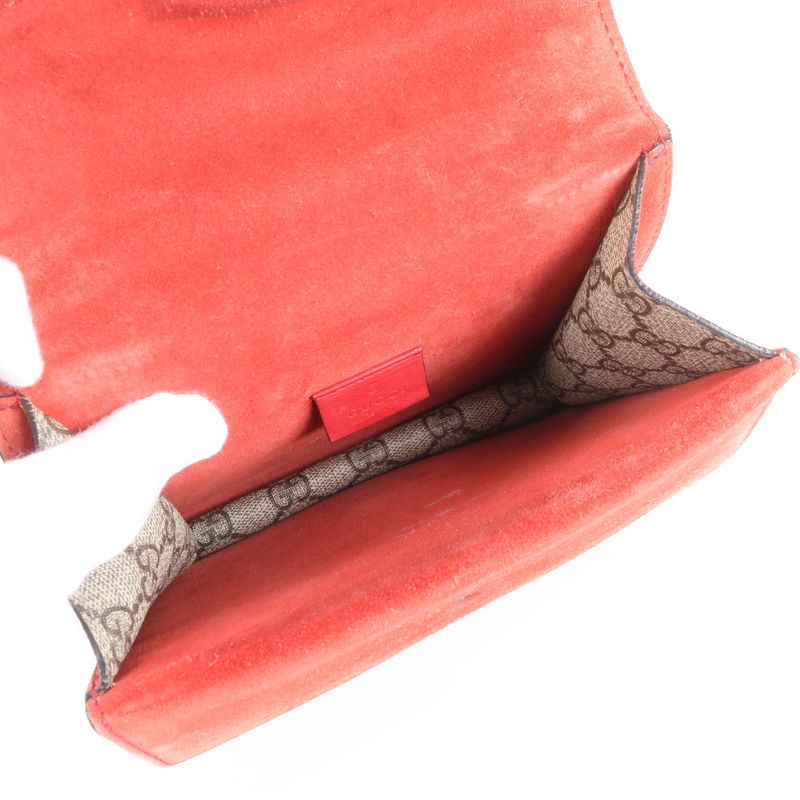 Gucci GG Supreme Dionysus 421970 Leather 2WAY Chain Shoulder Bag Crossbody