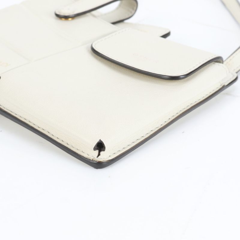 Fendi Leather Smartphone Shoulder Pouch 8bs026 Crossbody Hand Tote Ladies ECE