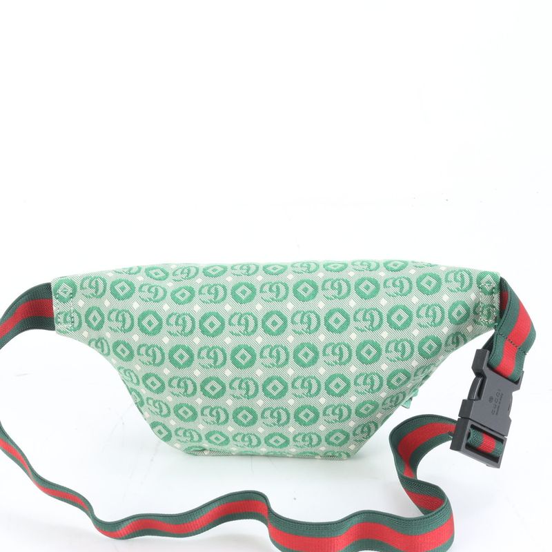 Gucci GG Canvas Star 502095 Leather Body Bag Crossbody Body Waist Pouch