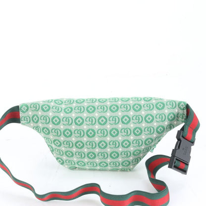 Gucci GG Canvas Star 502095 Leather Body Bag Crossbody Body Waist Pouch