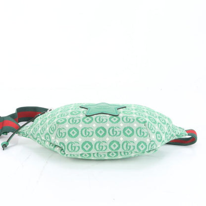 Gucci GG Canvas Star 502095 Leather Body Bag Crossbody Body Waist Pouch
