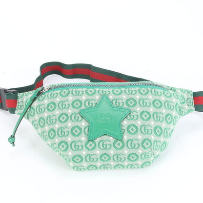 Gucci GG Canvas Star 502095 Leather Body Bag Crossbody Body Waist Pouch