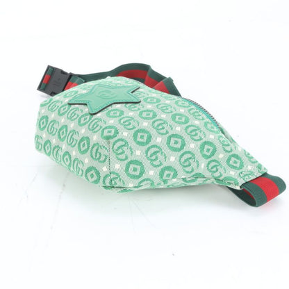 Gucci GG Canvas Star 502095 Leather Body Bag Crossbody Body Waist Pouch