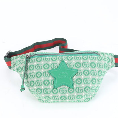Gucci GG Canvas Star 502095 Leather Body Bag Crossbody Body Waist Pouch