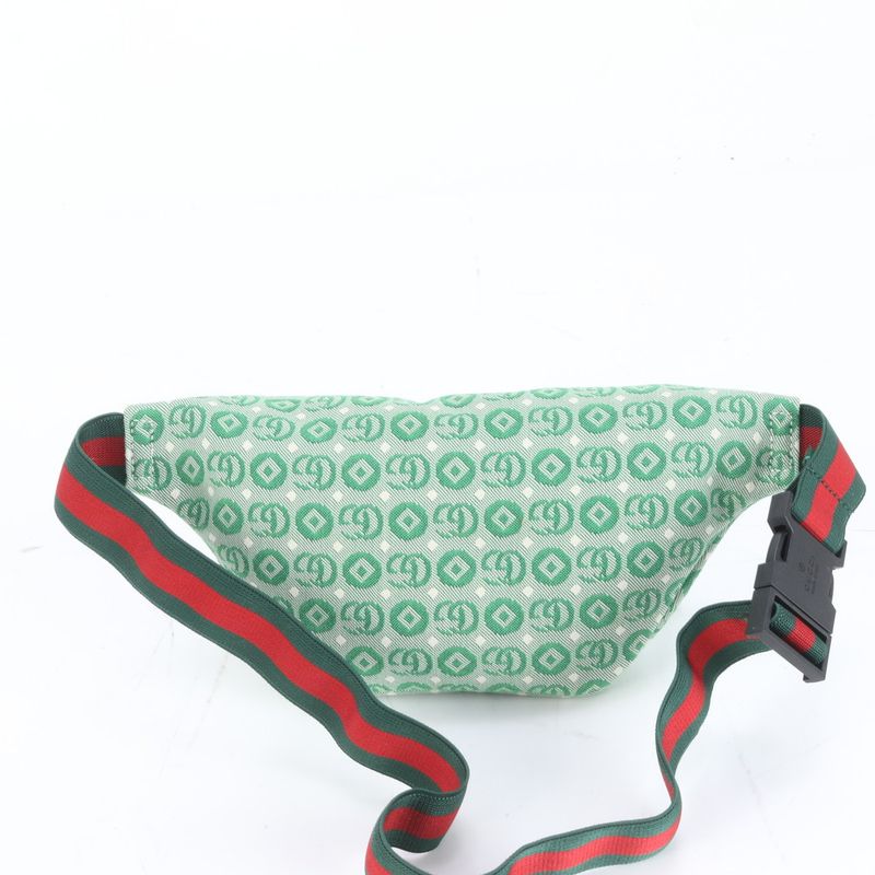 Gucci GG Canvas Star 502095 Leather Body Bag Crossbody Body Waist Pouch