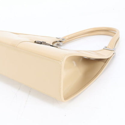Gucci Jackie 002 1067 Leather Tote Bag Shoulder Hand Beige Silver Hardware