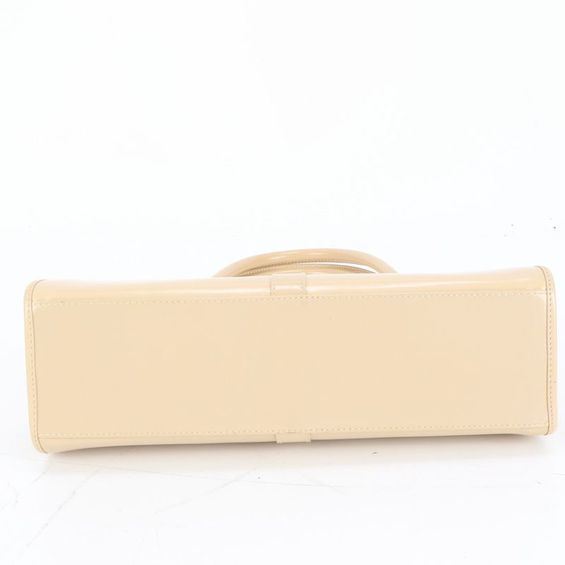 Gucci Jackie 002 1067 Leather Tote Bag Shoulder Hand Beige Silver Hardware