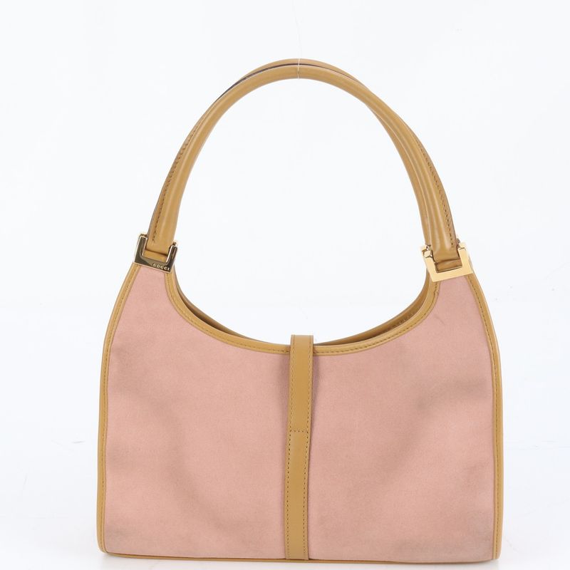 Gucci Jackie 002 1068 Leather Tote Bag Shoulder Hand Gold Hardware Women's ECE