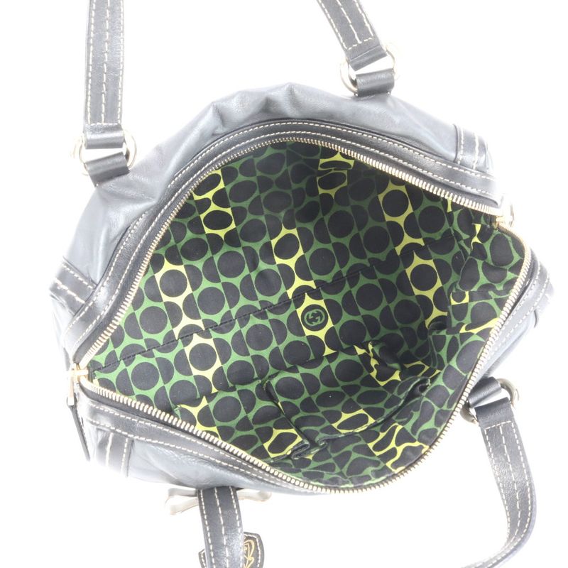 Gucci Duquessa Ribbon 181487 Leather Mini Boston Tote Bag Shoulder Hand Ladies