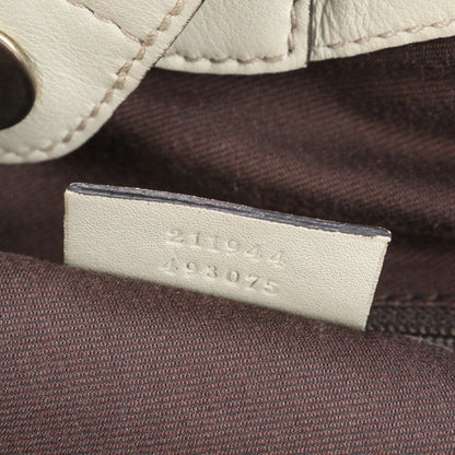 Gucci GG Canvas Sookie 211944 Leather Tote Bag Shoulder Hand Brown Ladies ECE