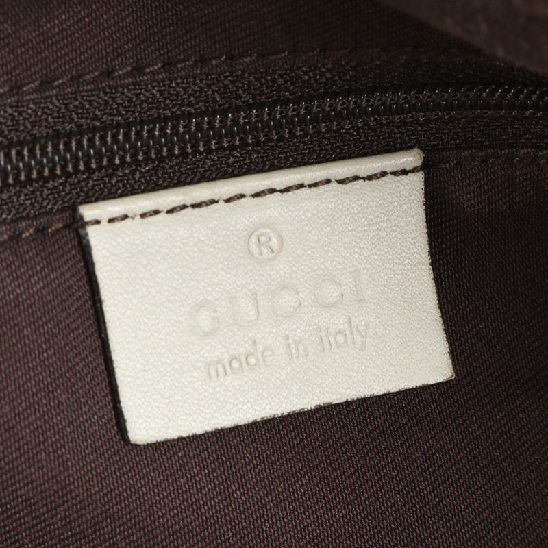 Gucci GG Canvas Sookie 211944 Leather Tote Bag Shoulder Hand Brown Ladies ECE