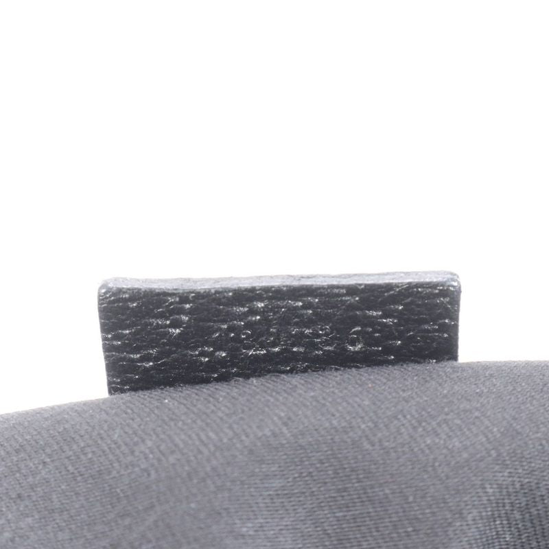 Gucci GG Canvas Abbey 130736 Leather Tote Bag Shoulder Hand Black Ladies ECE