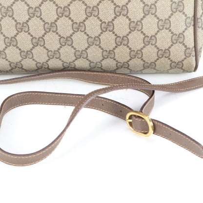 Vintage Old Gucci GG Supreme Sherry Line 56.02 Leather Shoulder Bag Crossbody