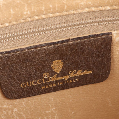 Vintage Old Gucci GG Supreme Sherry Line 56.02 Leather Shoulder Bag Crossbody