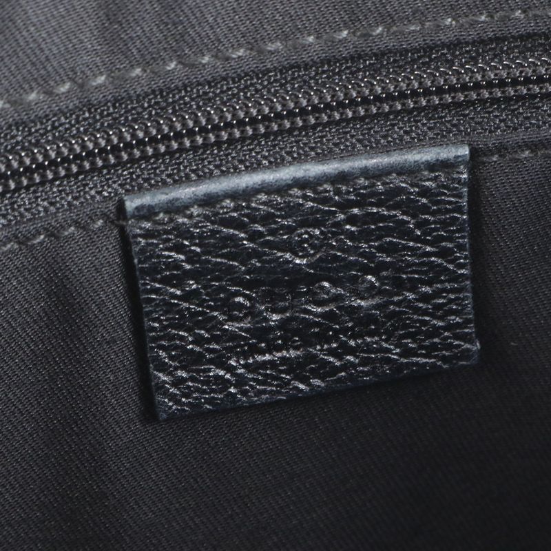 Gucci GG Canvas Abbey 141471 Leather Tote Bag Shoulder Hand Black Women's ECE