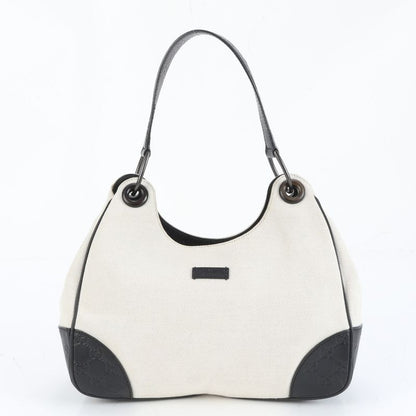 Guccissima 257265 Leather Shoulder Bag Shoulder One Shoulder Black Tote Ladies